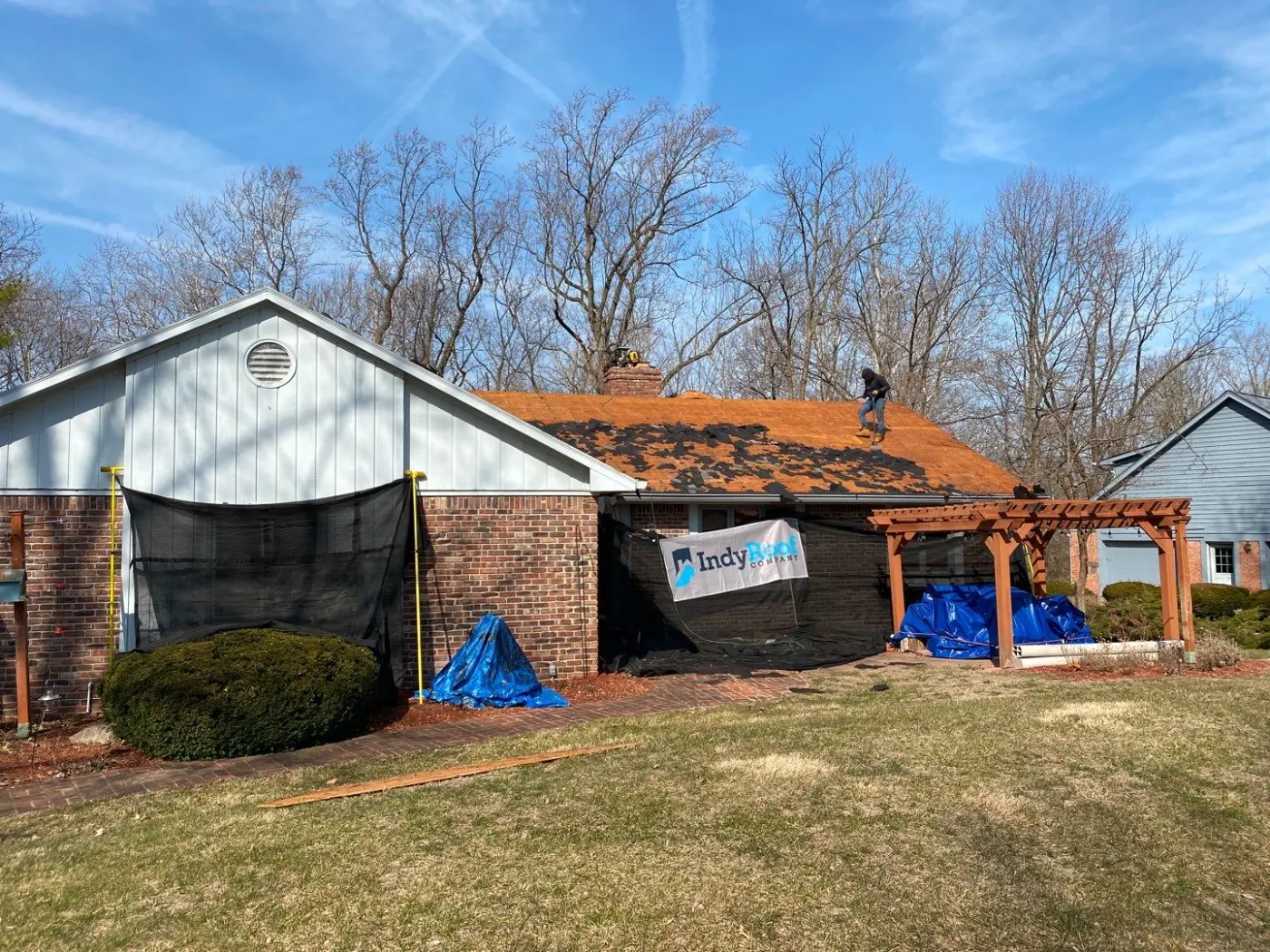 Soffit and fascia work in Crooked Stick